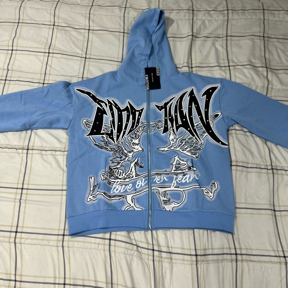 MIXED EMOTIONS ZIP-HOODIE